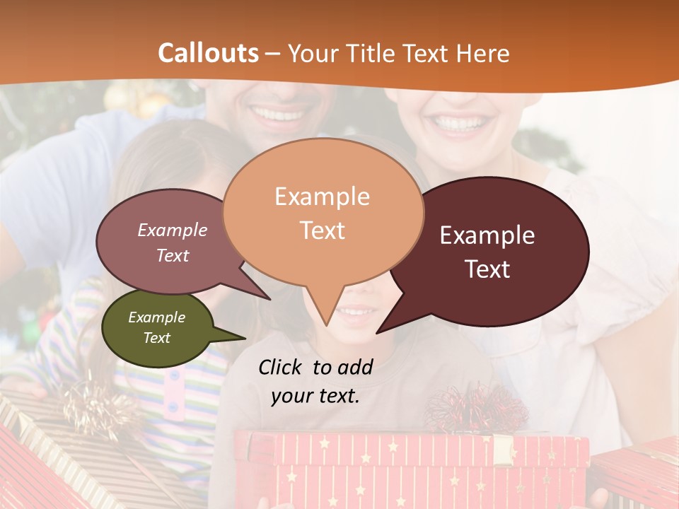 Fun Family Christmas PowerPoint Template