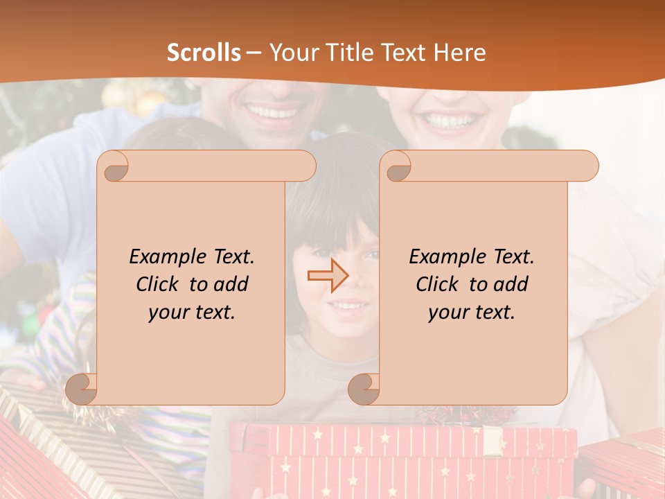 Fun Family Christmas PowerPoint Template