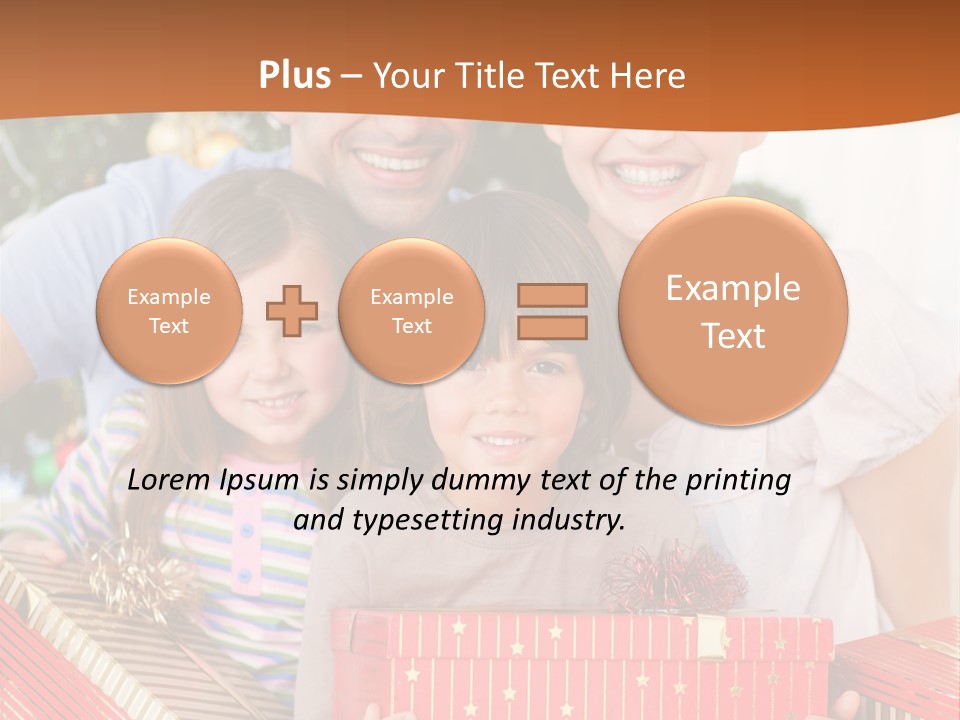 Fun Family Christmas PowerPoint Template