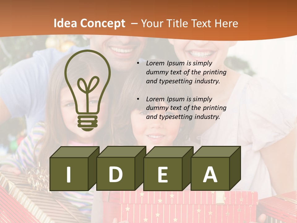 Fun Family Christmas PowerPoint Template