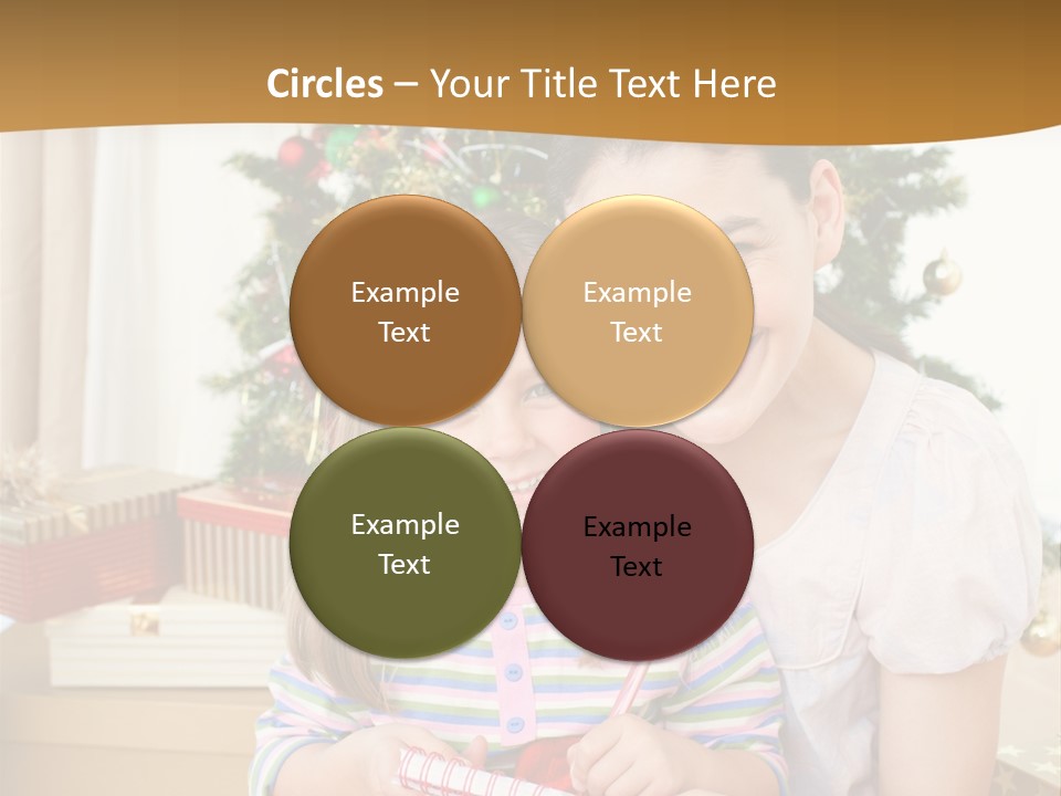 Smile Family Decoration PowerPoint Template