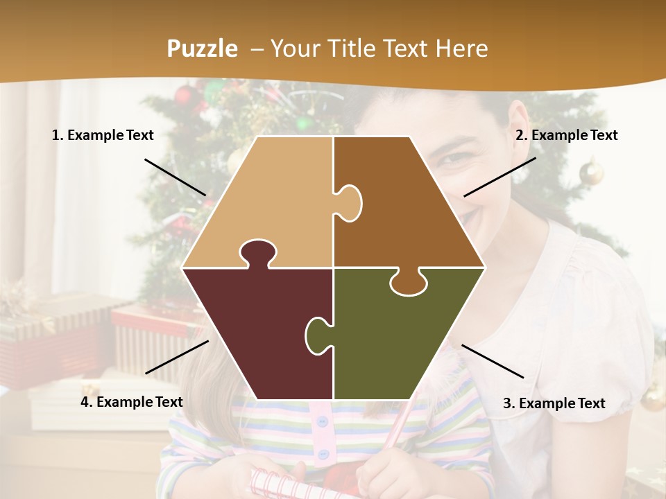 Smile Family Decoration PowerPoint Template