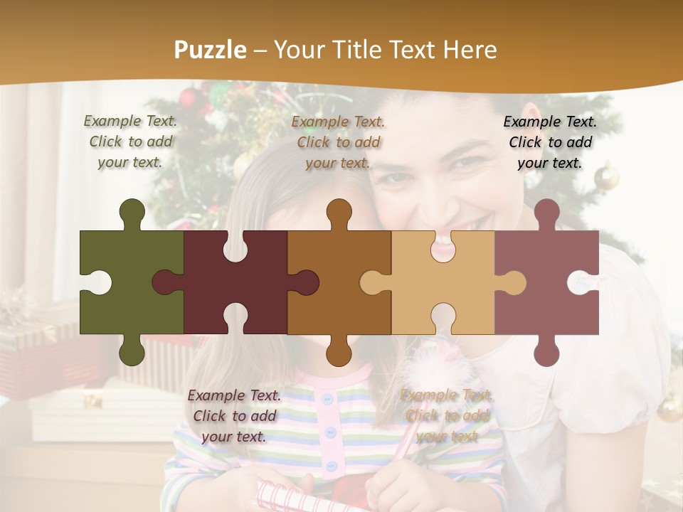 Smile Family Decoration PowerPoint Template