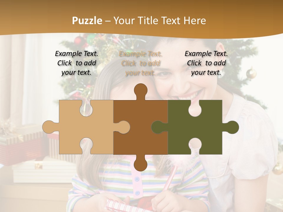 Smile Family Decoration PowerPoint Template