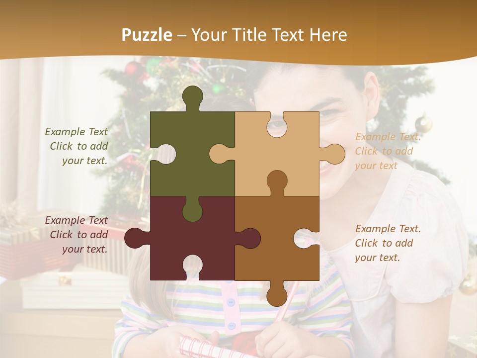 Smile Family Decoration PowerPoint Template