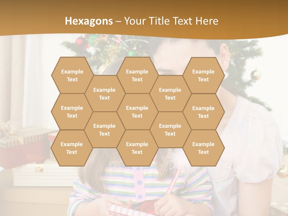 Smile Family Decoration PowerPoint Template