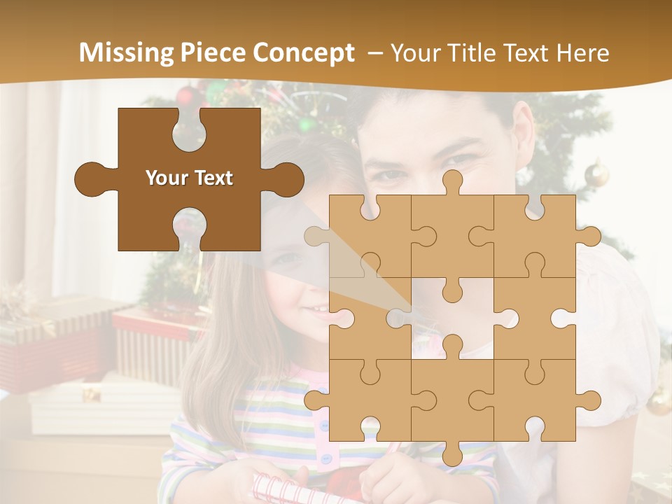 Smile Family Decoration PowerPoint Template