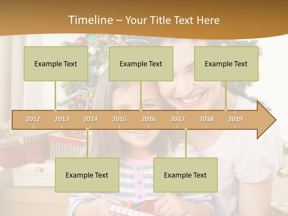 Smile Family Decoration PowerPoint Template