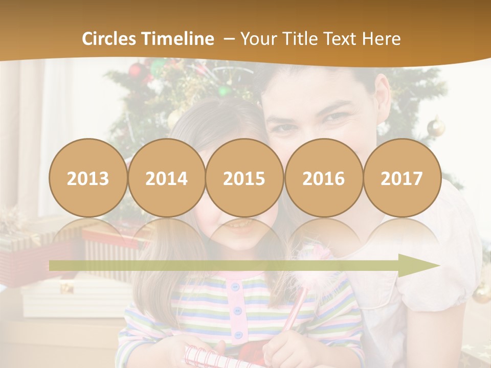 Smile Family Decoration PowerPoint Template