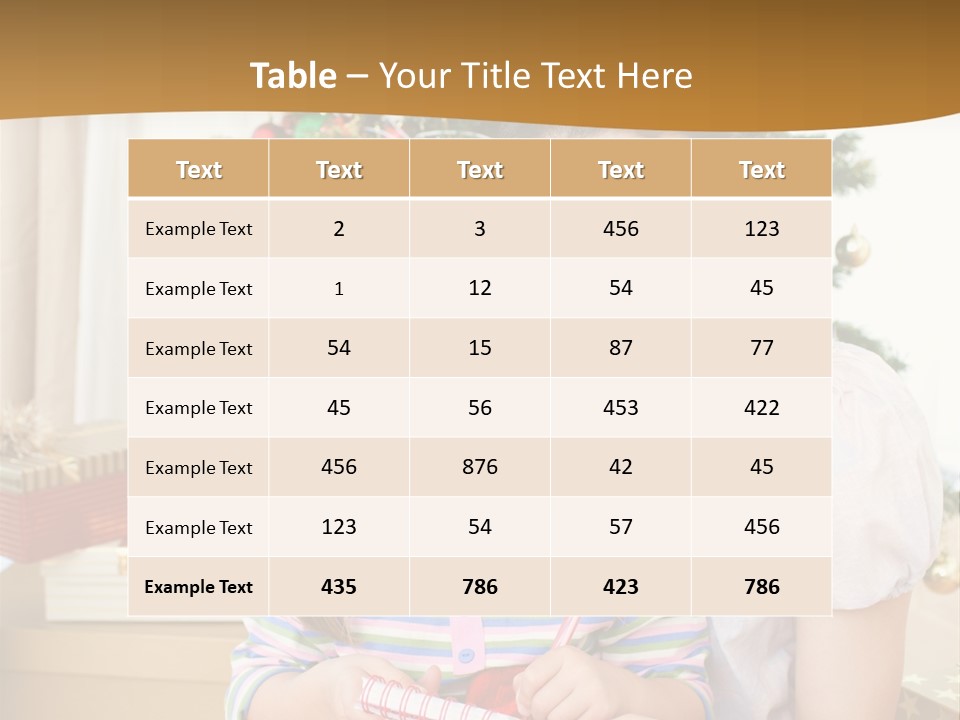 Smile Family Decoration PowerPoint Template