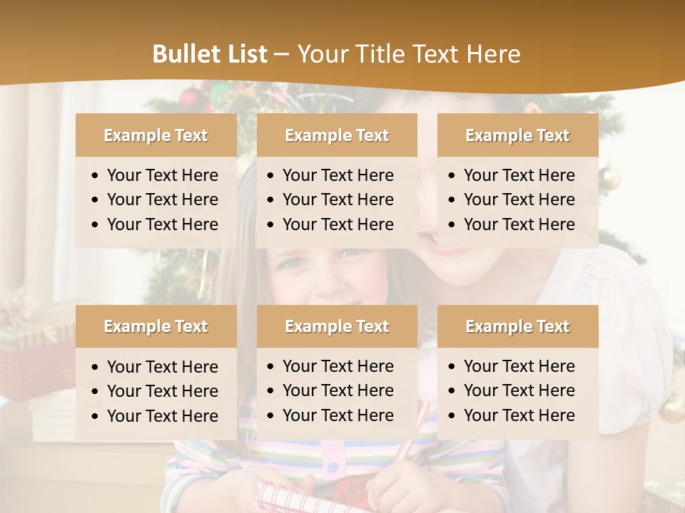 Smile Family Decoration PowerPoint Template