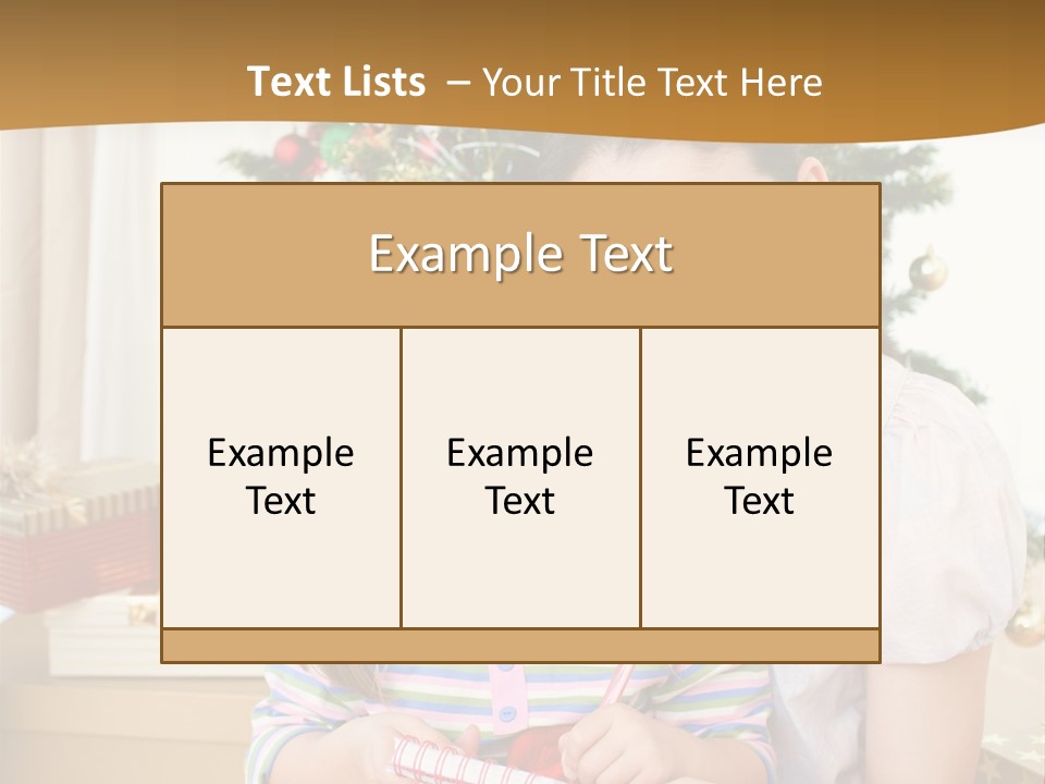 Smile Family Decoration PowerPoint Template