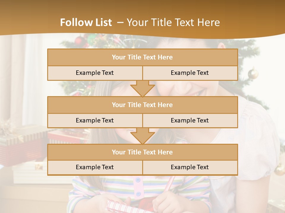 Smile Family Decoration PowerPoint Template