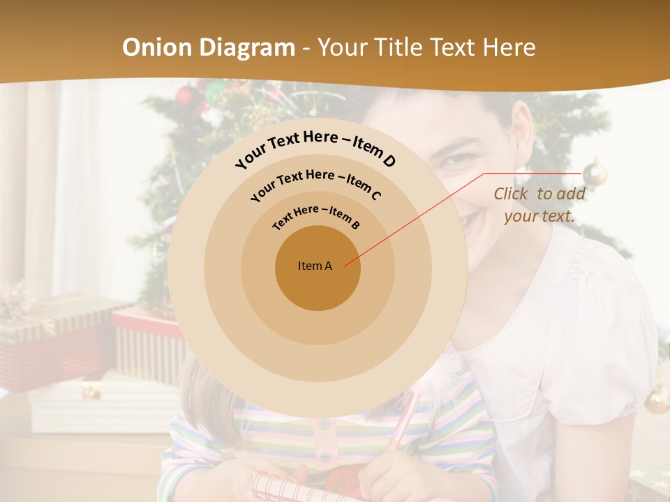 Smile Family Decoration PowerPoint Template