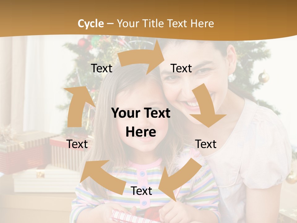 Smile Family Decoration PowerPoint Template