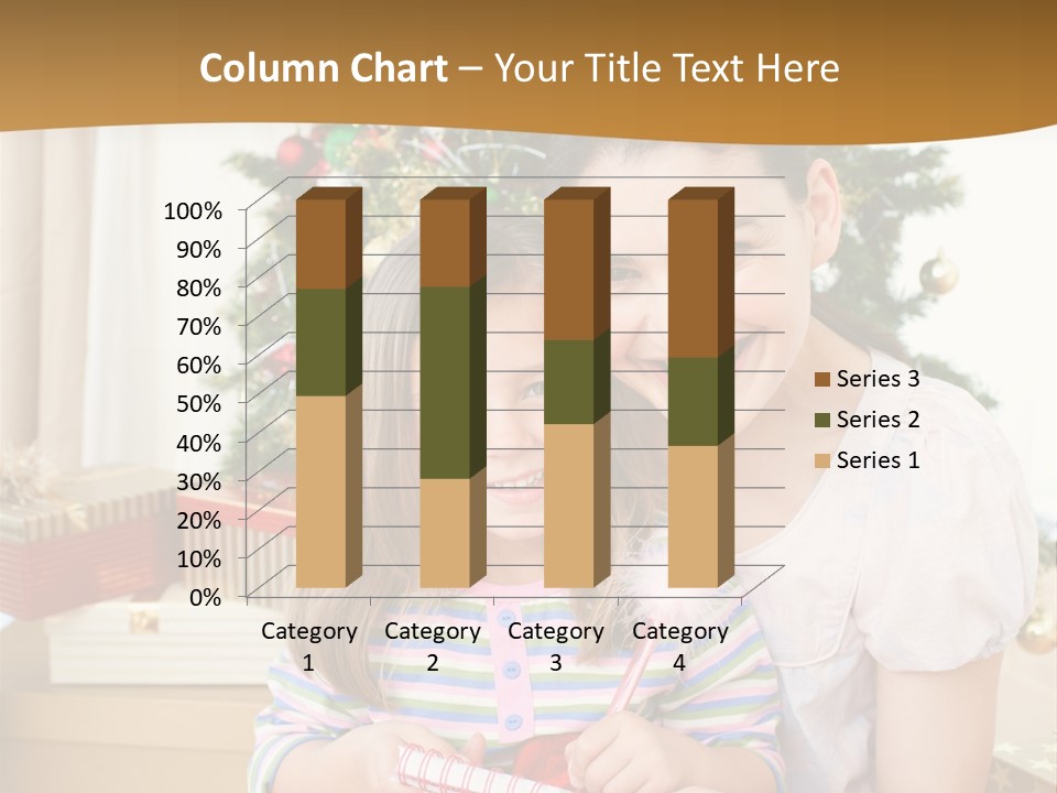 Smile Family Decoration PowerPoint Template