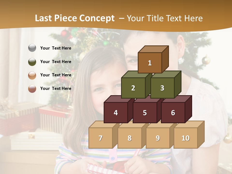 Smile Family Decoration PowerPoint Template