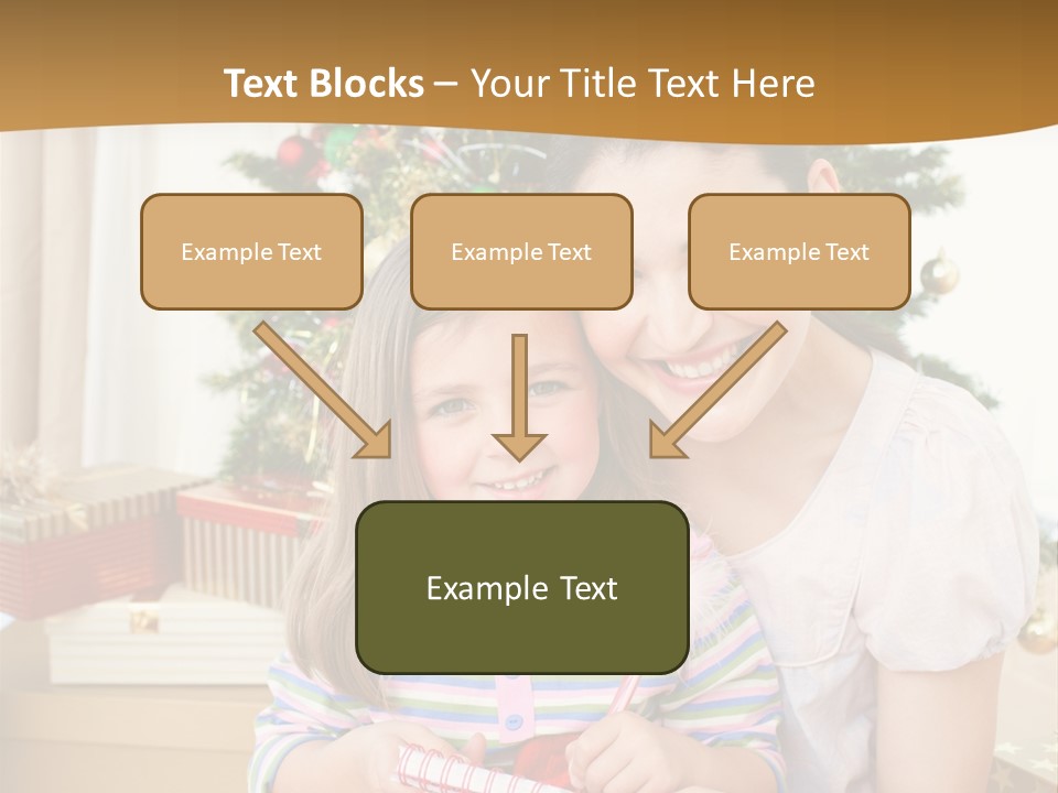 Smile Family Decoration PowerPoint Template