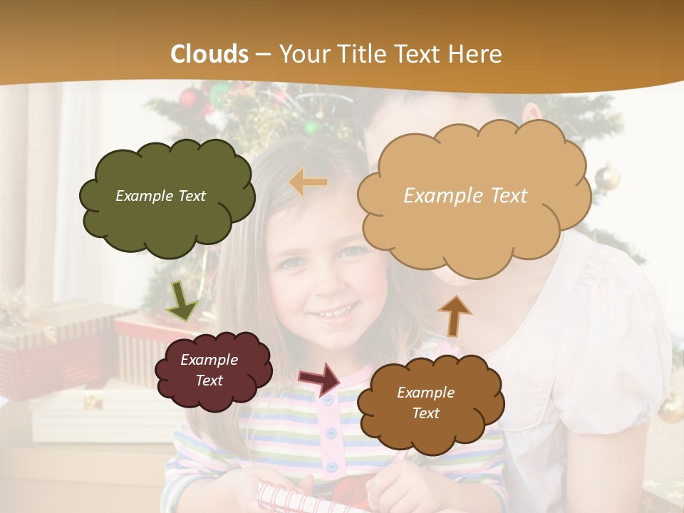 Smile Family Decoration PowerPoint Template