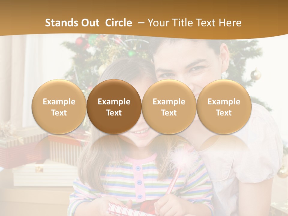 Smile Family Decoration PowerPoint Template