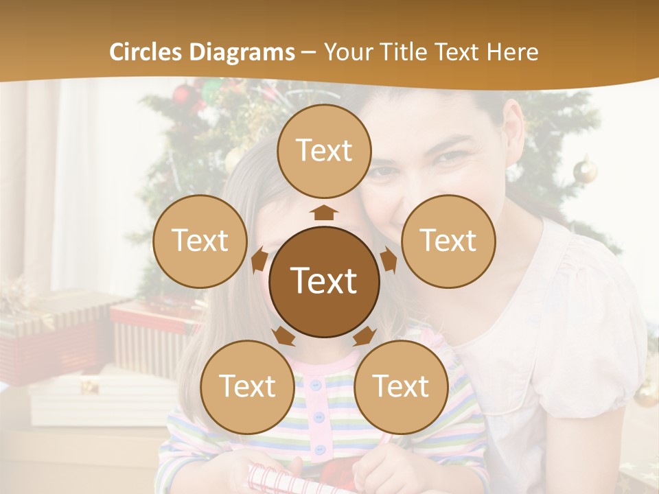 Smile Family Decoration PowerPoint Template