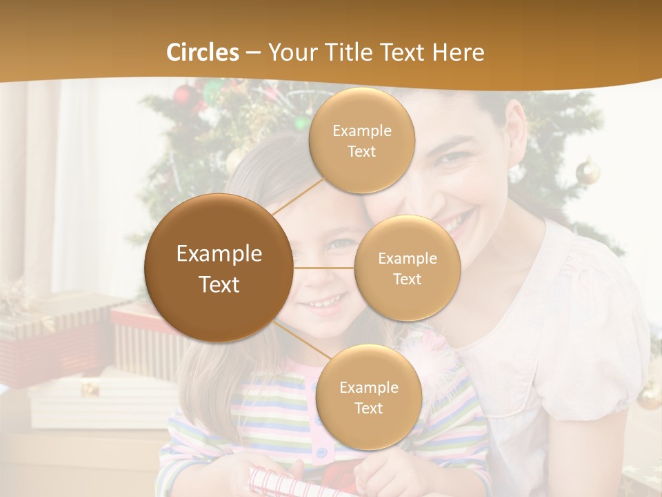 Smile Family Decoration PowerPoint Template