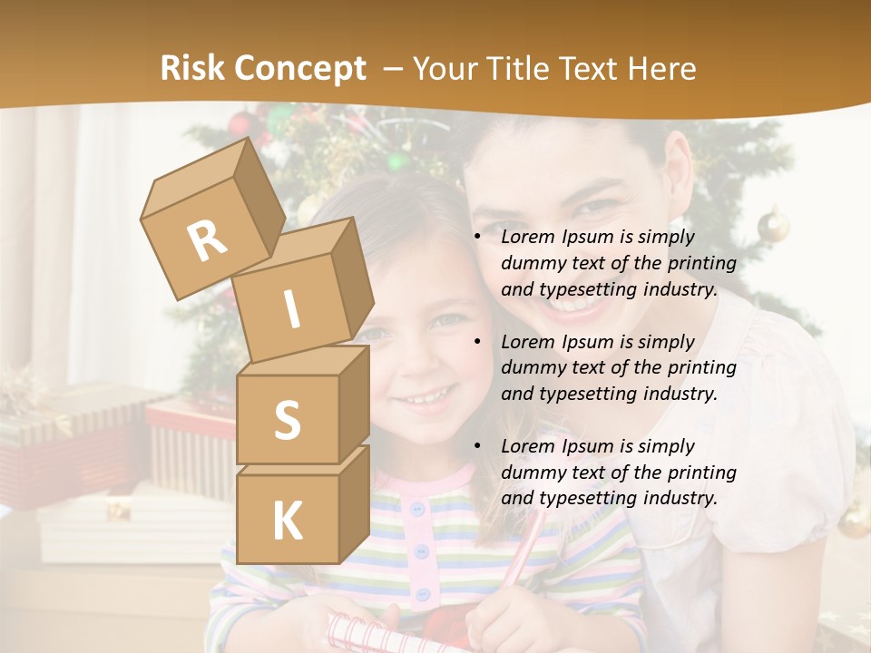 Smile Family Decoration PowerPoint Template