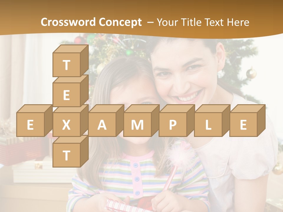 Smile Family Decoration PowerPoint Template