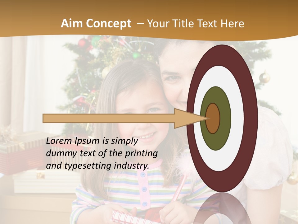 Smile Family Decoration PowerPoint Template