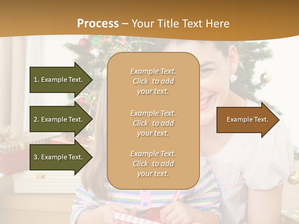 Smile Family Decoration PowerPoint Template