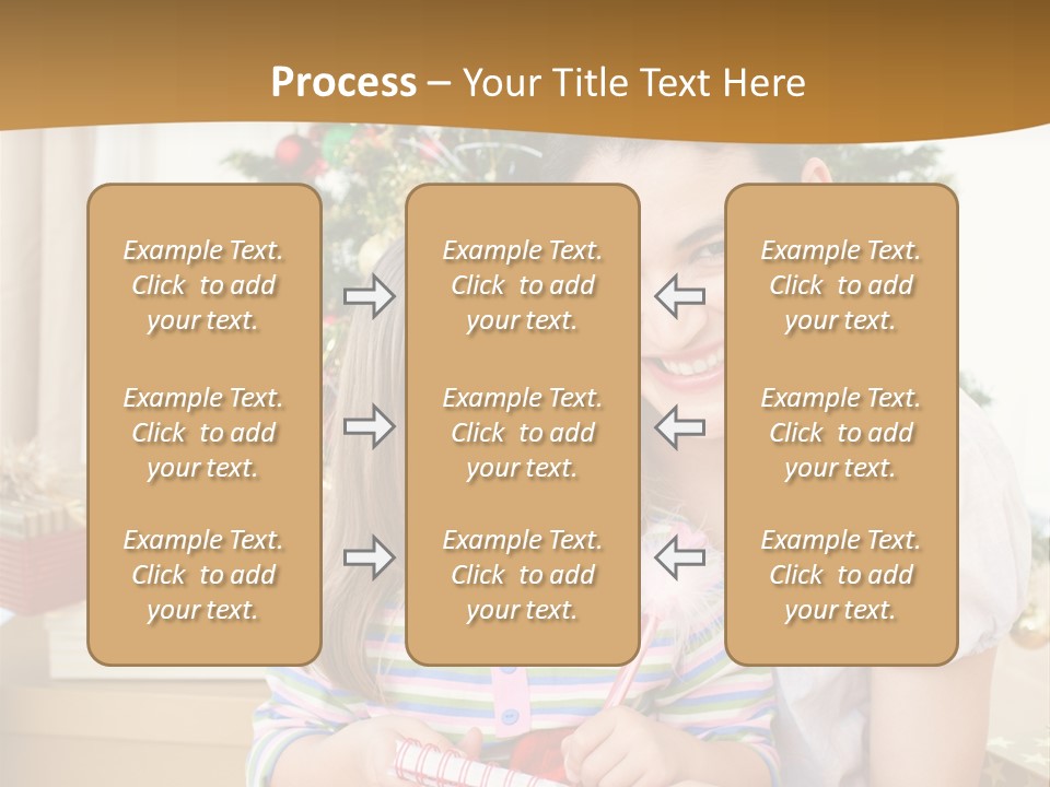 Smile Family Decoration PowerPoint Template