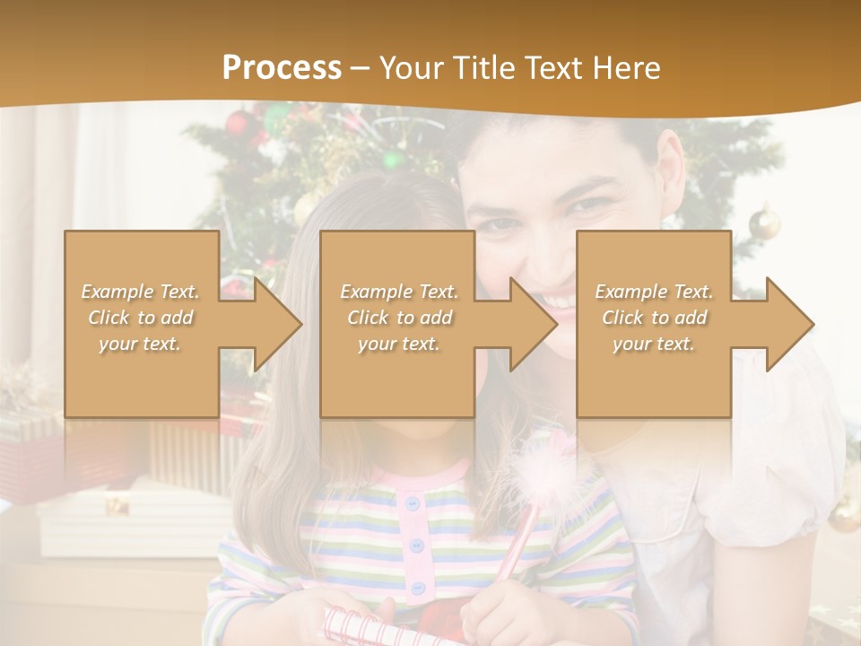 Smile Family Decoration PowerPoint Template