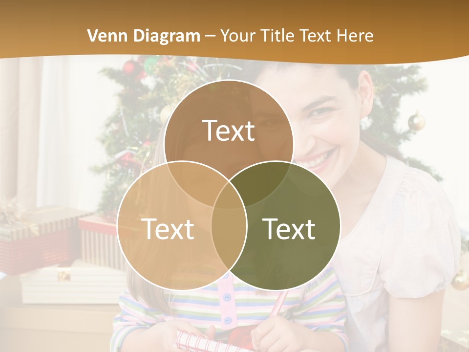 Smile Family Decoration PowerPoint Template