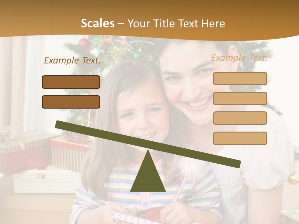 Smile Family Decoration PowerPoint Template