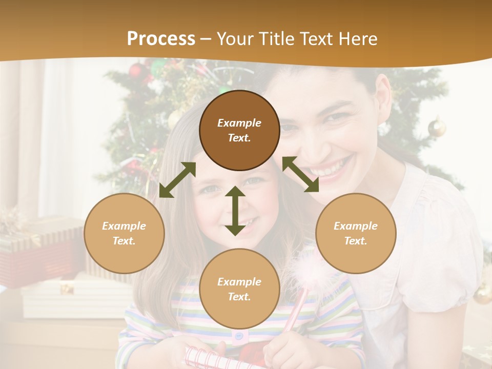 Smile Family Decoration PowerPoint Template