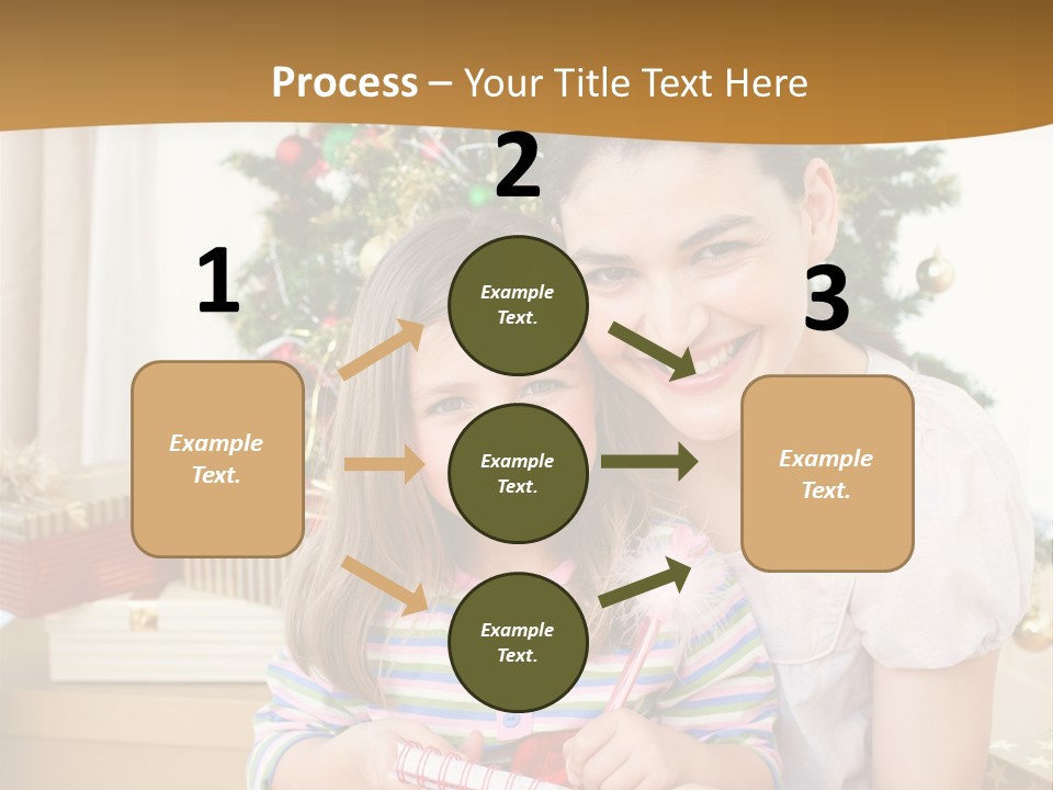 Smile Family Decoration PowerPoint Template