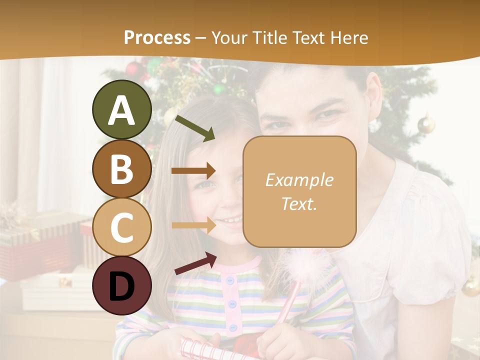 Smile Family Decoration PowerPoint Template