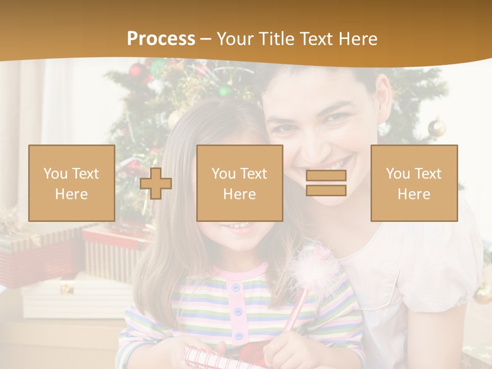 Smile Family Decoration PowerPoint Template