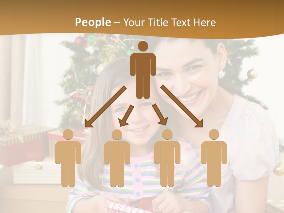 Smile Family Decoration PowerPoint Template