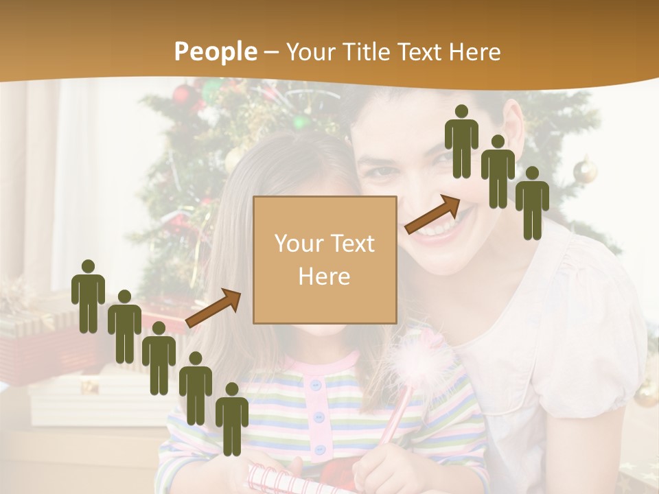 Smile Family Decoration PowerPoint Template