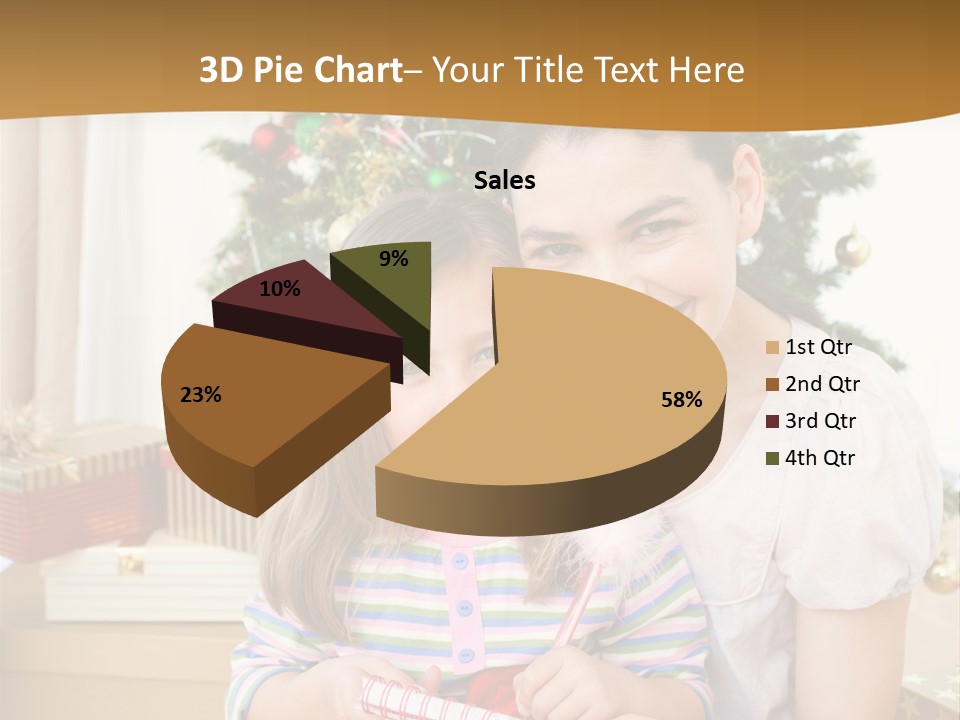 Smile Family Decoration PowerPoint Template