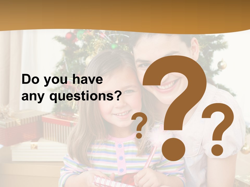 Smile Family Decoration PowerPoint Template