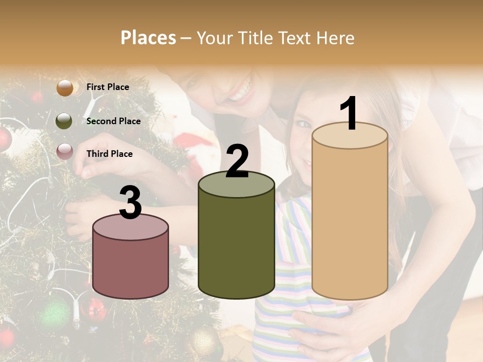 Family Christmas PowerPoint Template