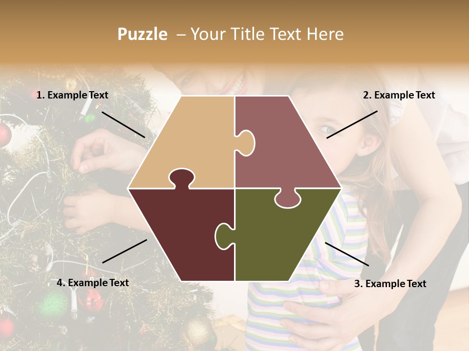 Family Christmas PowerPoint Template