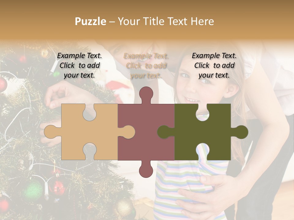 Family Christmas PowerPoint Template