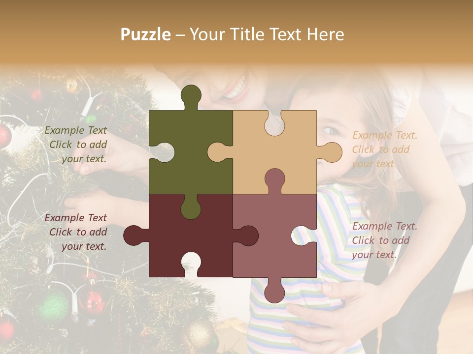 Family Christmas PowerPoint Template
