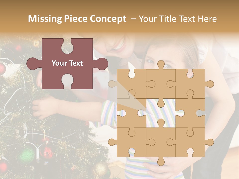 Family Christmas PowerPoint Template