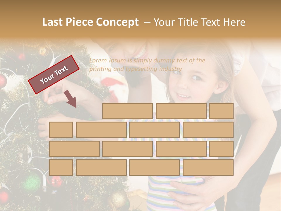 Family Christmas PowerPoint Template