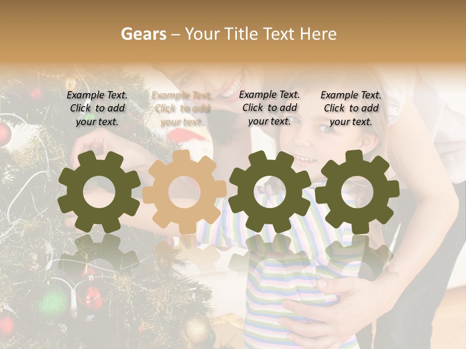 Family Christmas PowerPoint Template