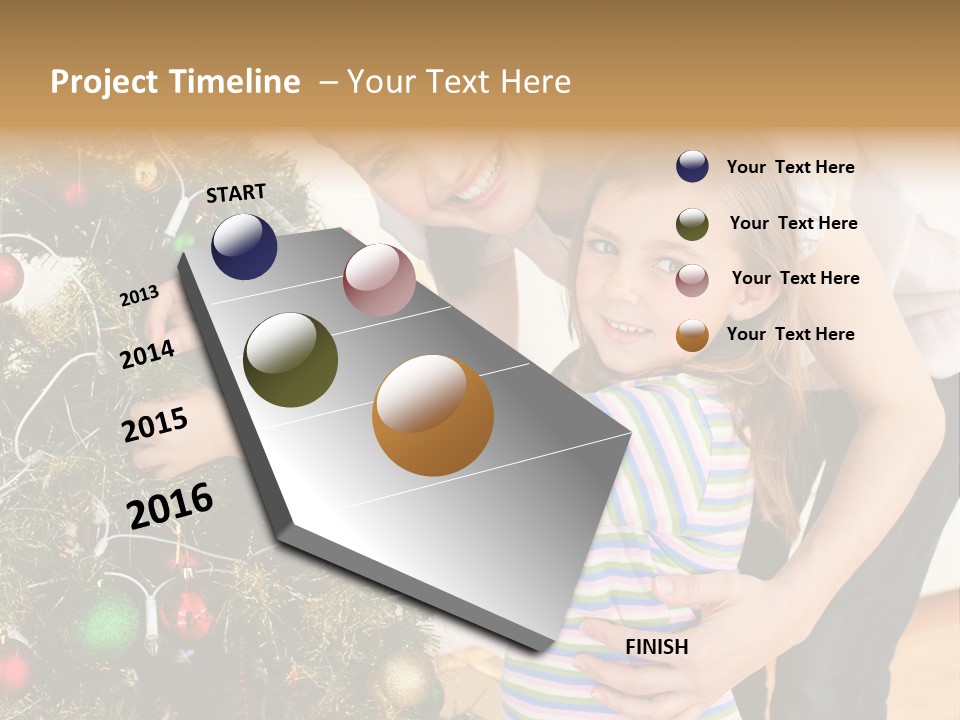 Family Christmas PowerPoint Template